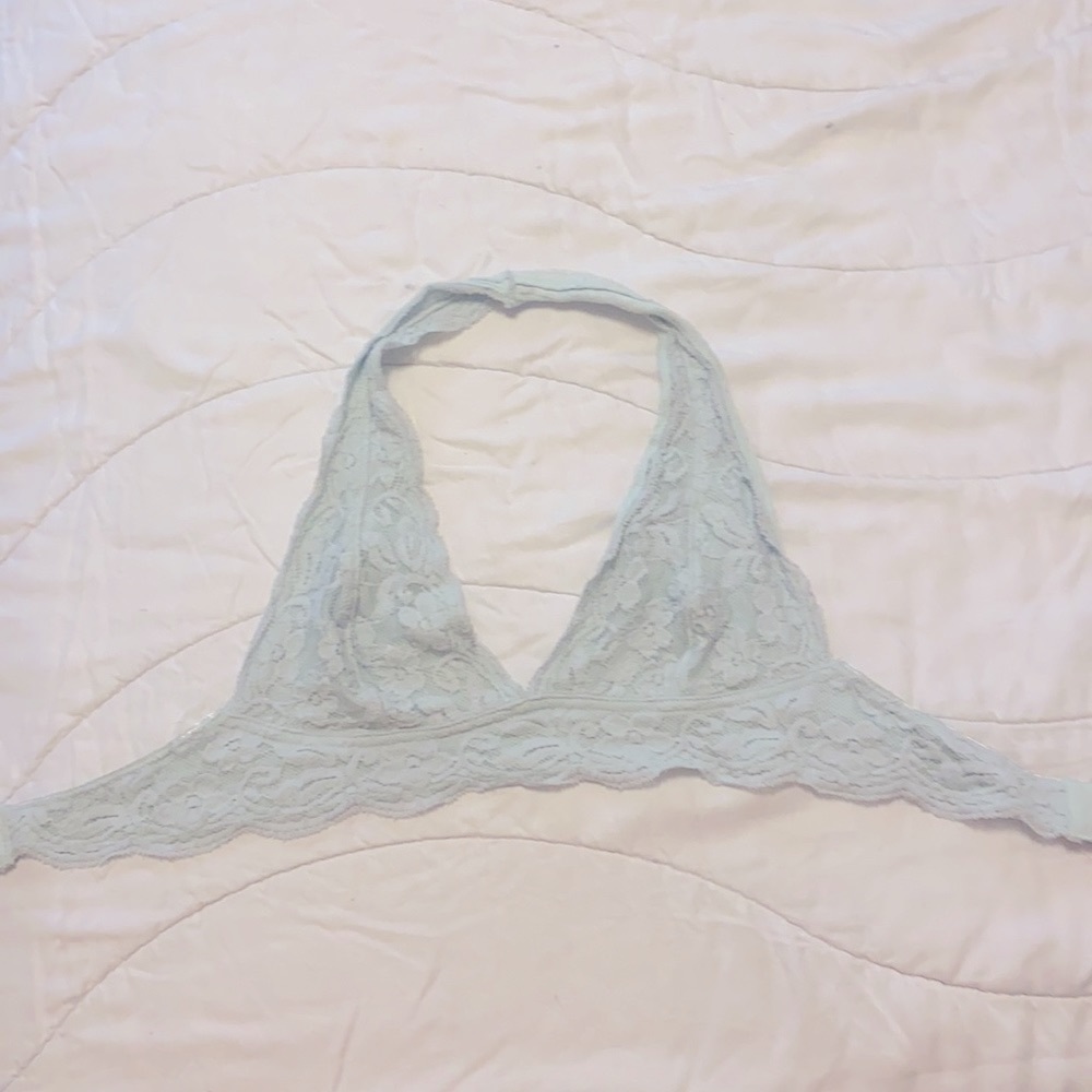 Urban outfitters lacy halter bralette